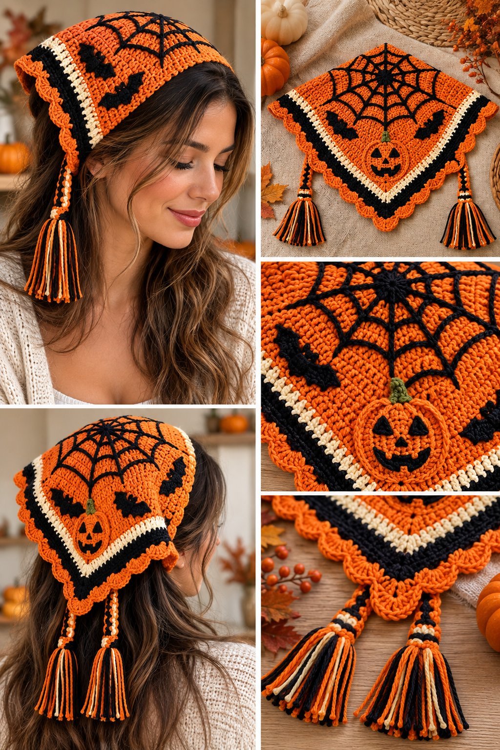 Crochet Halloween Bandana Free Pattern Ideas