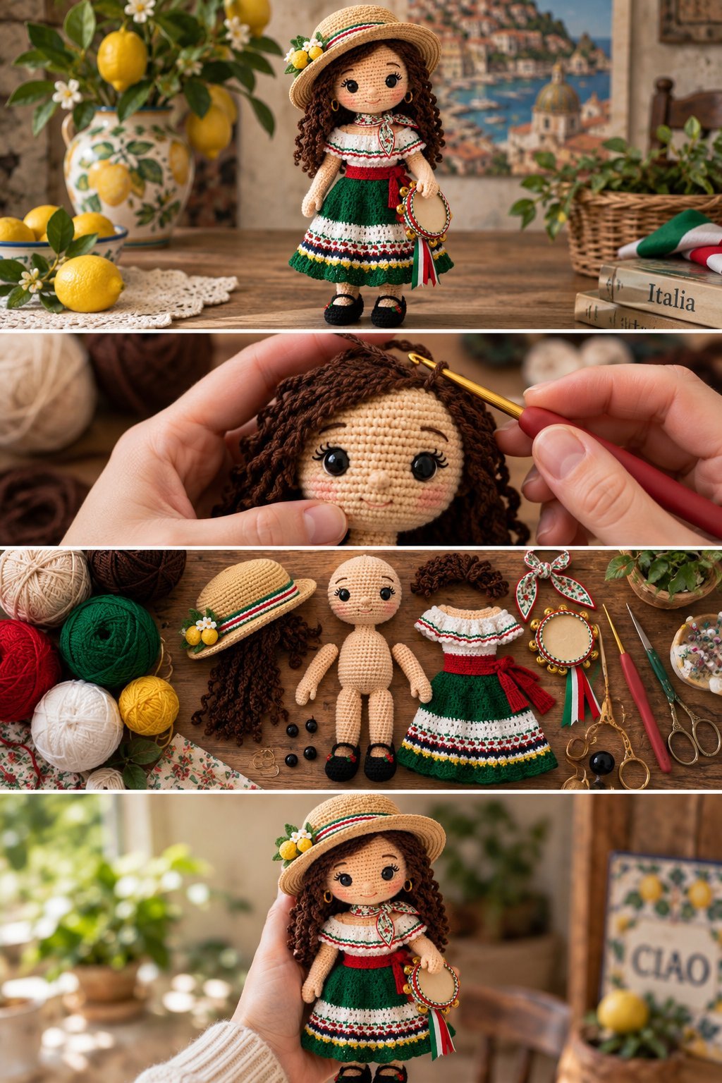 Italian Amigurumi Doll – Free Crochet Pattern