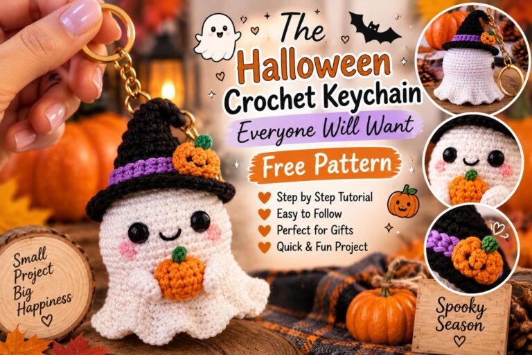 The Halloween Crochet Keychain Everyone Will Want
